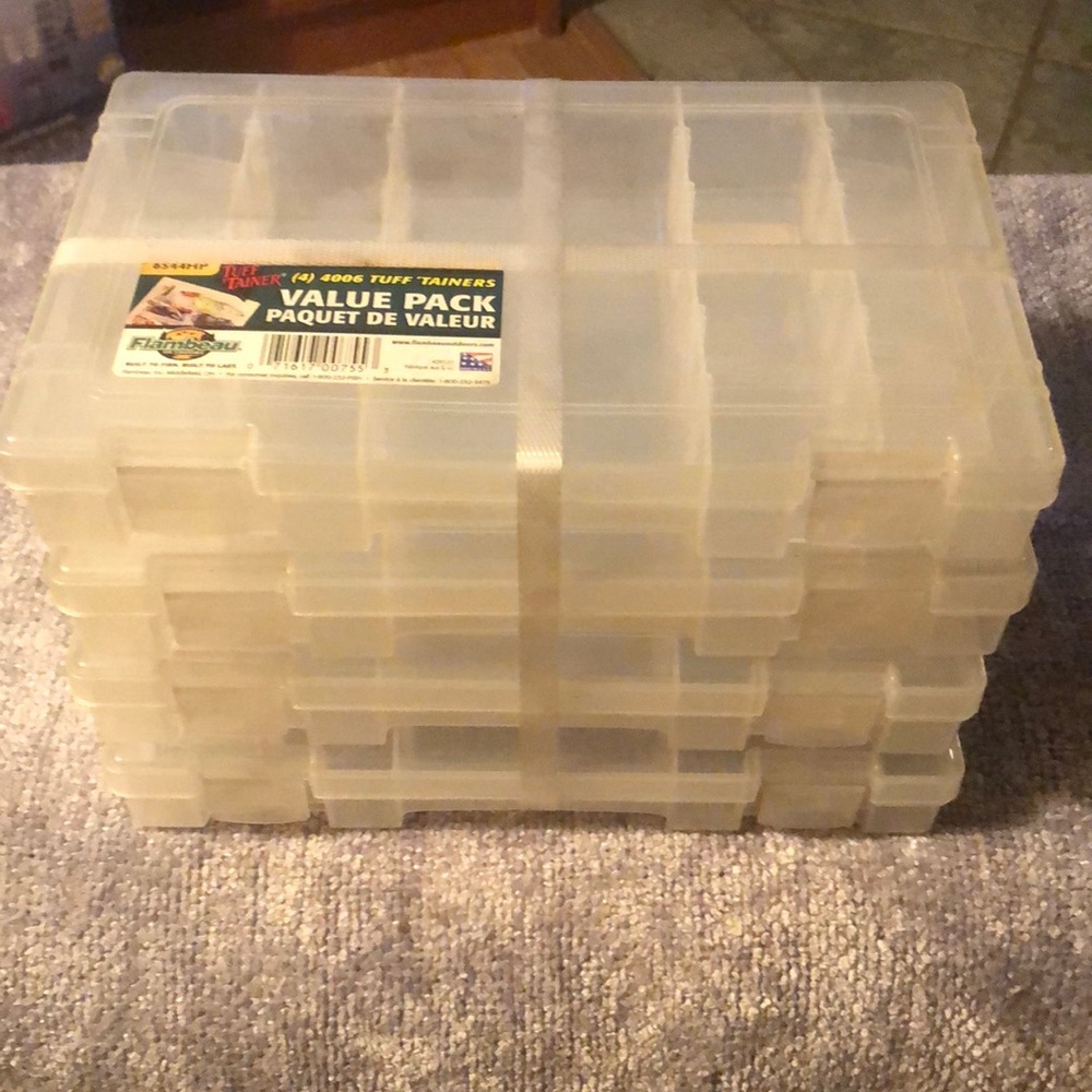 Flambeau fishing lure or craft containers